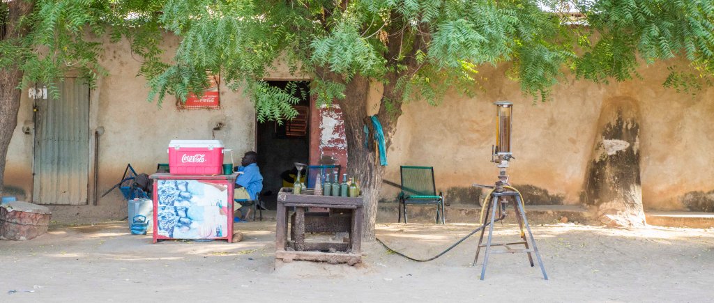 Roadside fuel station - mostly petrol for motorbikes
