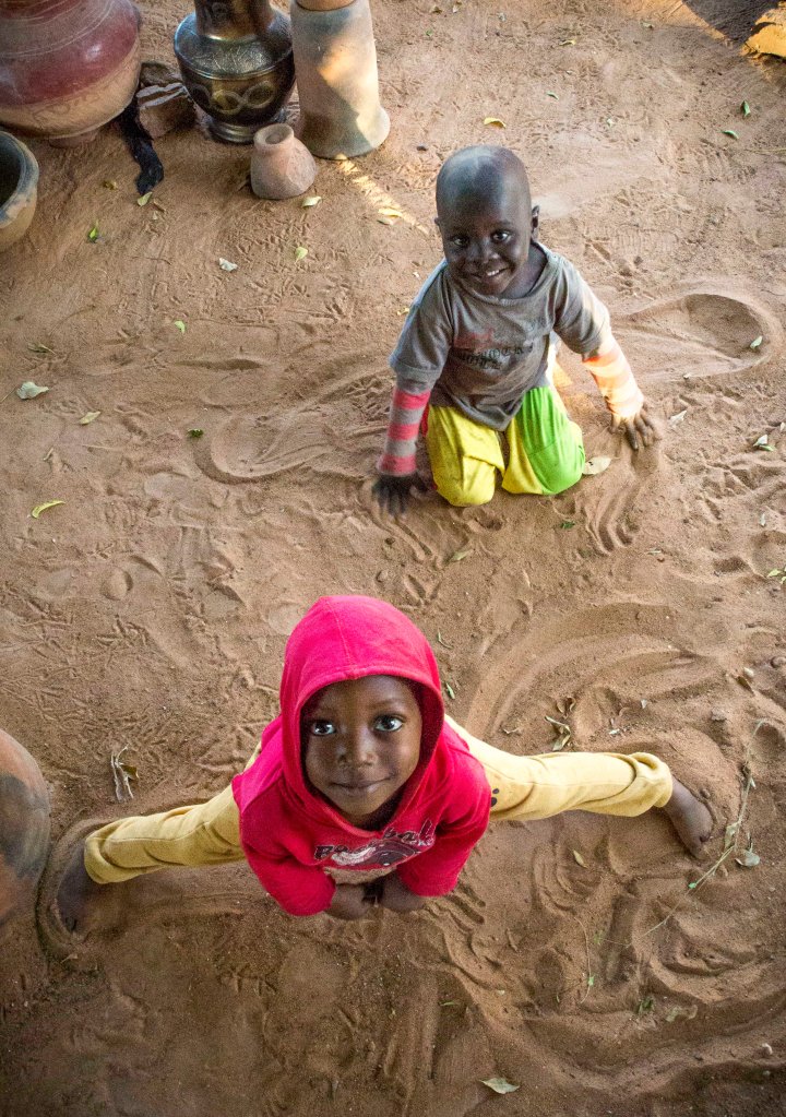 Cool kids in Segou market