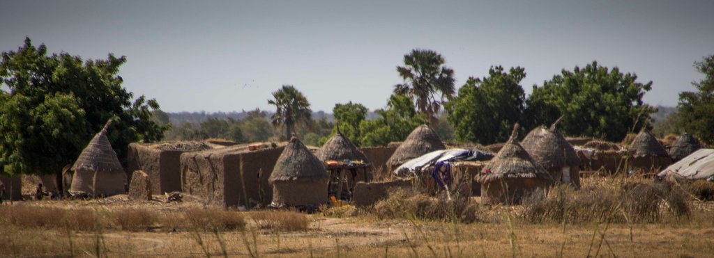Malian mud village