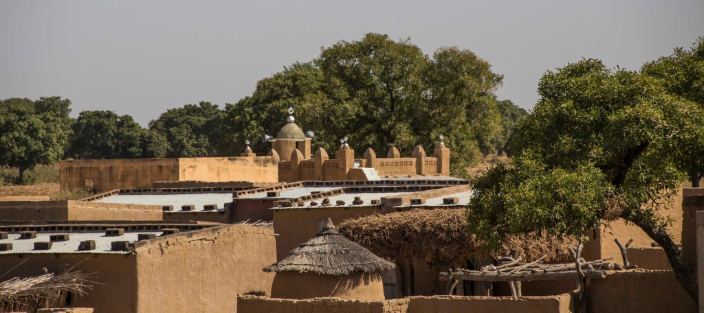 Mud village in Mali
