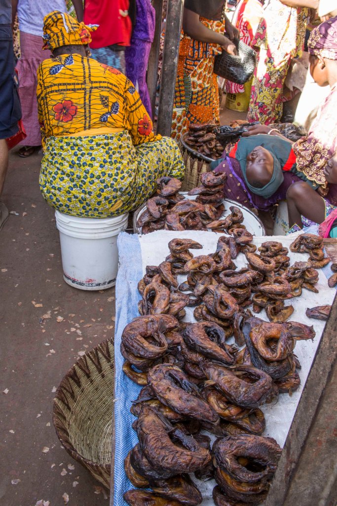 Not to fresh fish in the market