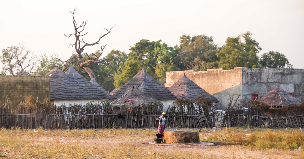 Village well in Senegal