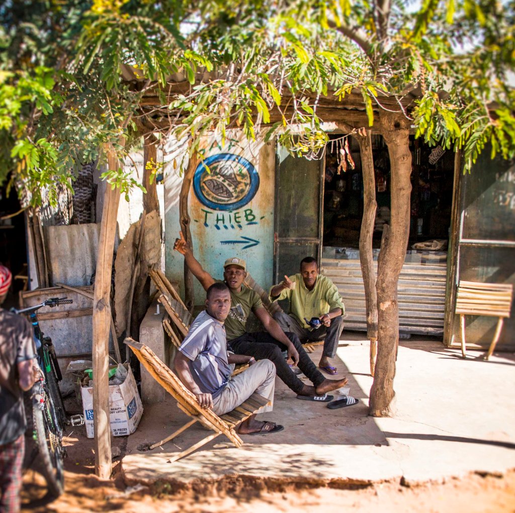 Chilling in a home made lounger