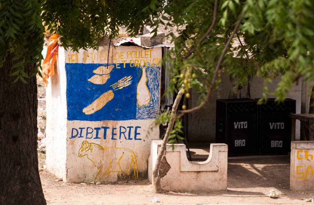 Dibiterie or grilled meat resto