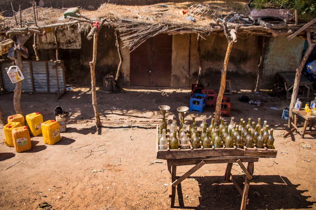 Petrol sold by the litre for motorbikes