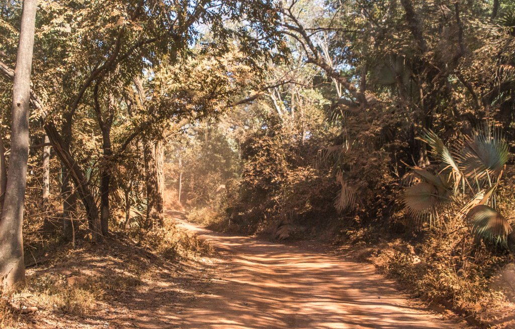 25km gravel mountain pass on National Road 5 in Guinea