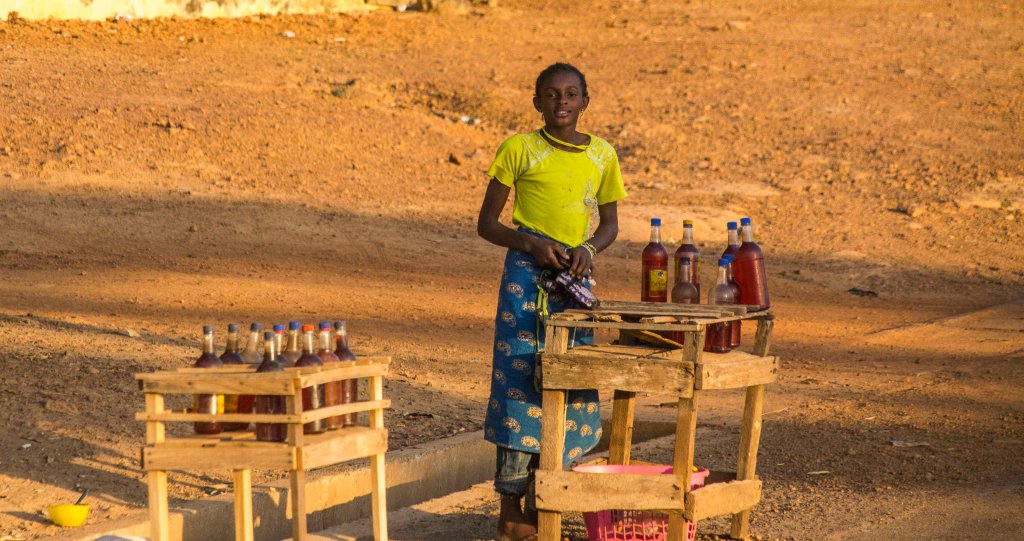 Roadside fuel seller