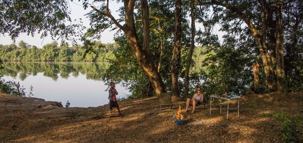 Wild camp buddy at Saltinho