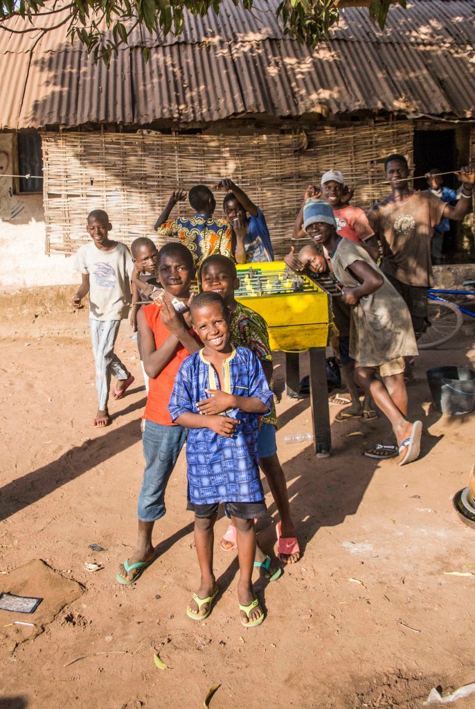 Foosball fun in Gabu